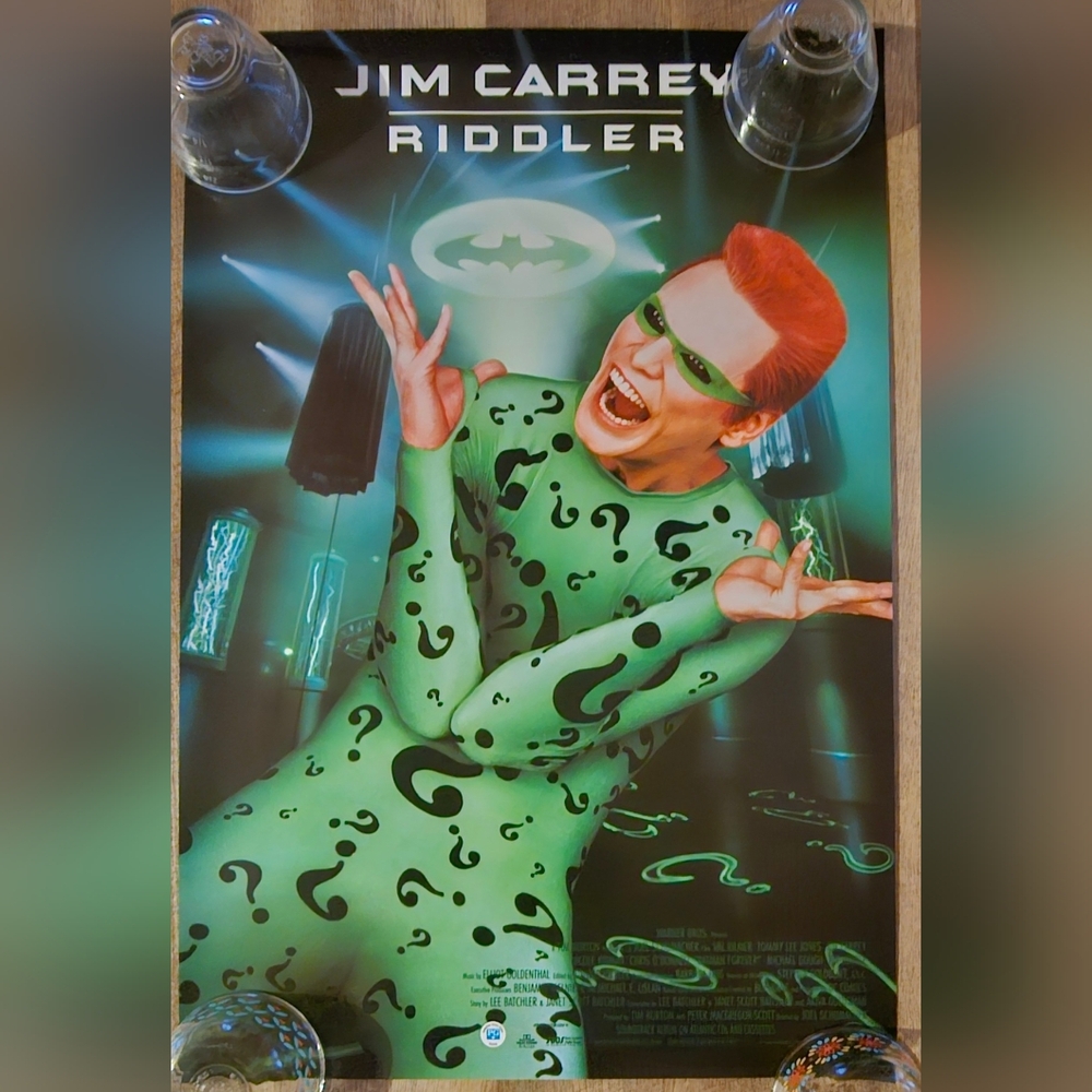Jim Carrey Riddler - Movie Poster